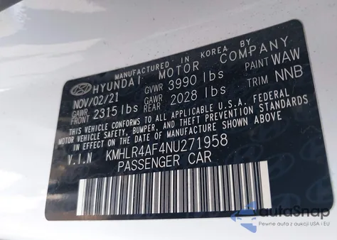 2022 Hyundai Elantra N Line from USA, damaged, VIN KMHLR4AF4NU271958